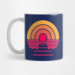 'Sunset On The Dock' Mug